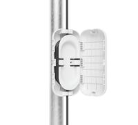Ubiquiti UACC-Fiber-SR-Kit Involucro impermeabile per montaggio a palo e a parete con un avvolgitore staccabile per organizzare e ridurre la tensione sui cavi in fibra ottica.