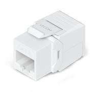 Ubiquiti UACC-Keystone-Jack-C6, Flach, Wei?, RJ-45, LSA, Weiblich, 23/26