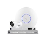 Ubiquiti - UDM-Pro, Switch 24 porte L3 PoE++ 400 W, Punto di accesso WiFi 7 Pro, 5× Telecamere 2K G5 Bullet - Soluzione Enterprise Completa