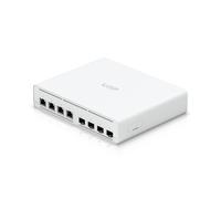 Ubiquiti UISP Switch Plus Gestito 2.5G Ethernet [100/1000/2500] Supporto Power over Ethernet [PoE] 1U Bianco (2.5 GbE PoE switc