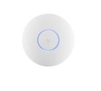 Ubiquiti UniFi 6+ (U6+) - Punto di accesso WiFi 6, 1500 ft², 2x2 MIMO, 573,5 Mbps / 2402 Mbps, 2,4 e 5 GHz, guadagno 3/5,4 dBi, PoE, montaggio a soffitto, bianco