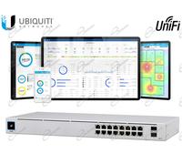 Ubiquiti Unifi Switch x16 porte Gigabit supporta PoE codice USW-16-POE e 2x SFP