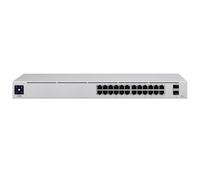 Ubiquiti Networks UniFi USW-24 switch di rete Gestito L2 Gigabit Ethernet [10/100/1000] Argento (Ubiquiti Switch UniFi 24xRJ45