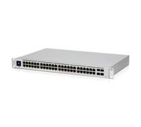 Ubiquiti UniFi USW-48-POE-EU switch di rete Gestito Gigabit Ethernet (10/100/1000) Supporto Power over (PoE) Argento [USW-48-PoE]