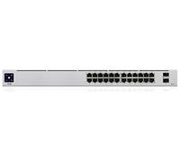Switch UniFi Ubiquiti USW-24-POE (24 porte Gigabit EthernetGigabit SPF+ rack 95W 1U)