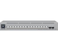 Switch di rete Ubiquiti Pro Max 16 PoE Gestito L3 Gigabit Ethernet (10/100/1000) Supporto Power over (PoE) Grigio [USW-PRO-MAX-16-POE]