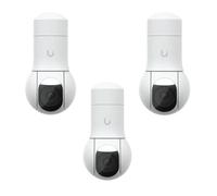 Ubiquiti UVC-G5-PTZ 4MP Telecamera di Sicurezza PTZ Bundle 3 Pezzi - IP Dome Esterno IP66, Visione Notturna IR 20m, PoE, 2688x1512 HD, Sistema Videosorveglianza Casa e Azienda