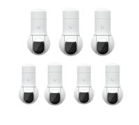 Ubiquiti UVC-G5-PTZ 4MP Telecamera di Sicurezza PTZ Bundle 7 Pezzi - IP Dome Esterno IP66, Visione Notturna IR 20m, PoE, 2688x1512 HD, Sistema Videosorveglianza Professionale Casa Azienda