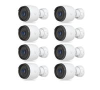 Ubiquiti UVC-G6-BULLET-W Telecamera IP 4K 8MP Bundle 8 Pezzi - Bullet Esterno IP66 PoE, Visione Notturna 30m, AI Rilevamento Persone e Veicoli, Sistema Videosorveglianza Professionale