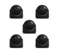 Ubiquiti UVC-G6-TURRET-B 4K 8MP Telecamera IP Bundle 5 Pezzi - Turret Esterno IP66 PoE, Visione Notturna 30m, AI Persone e Veicoli, 3864x2160 UHD, Sistema Videosorveglianza Professionale Nero