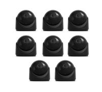 Ubiquiti UVC-G6-TURRET-B Telecamera IP 4K 8MP Bundle 8 Pezzi - Turret Esterno IP66 PoE, Visione Notturna 30m, AI Persone e Veicoli, 3864x2160, Videosorveglianza Professionale Nero