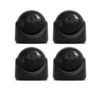 Ubiquiti UVC-G6-TURRET-B Telecamera IP Turret Esterno 4K 8MP Bundle 4 Pezzi - IP66 PoE, Visione Notturna 30m, AI Persone e Veicoli, 3864x2160 UHD, Sistema Videosorveglianza Professionale Nero