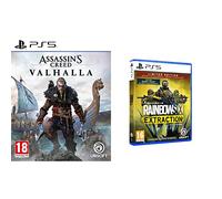 Ubisoft Assassin's Creed Valhalla Ita PS5 Standard - PlayStation 5 + Rainbow Six Extraction Limited Edition PS5 - Esclusiva Amazon - PlayStation 5