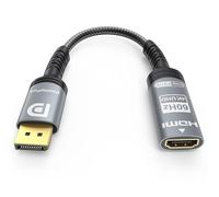 Ubluker 4K 60Hz Adattatore DisplayPort a HDMI, Premium IC:PS176 DP a HDMI Prolunga Cavo Maschio-Femmina 4K 60Hz 2K 165Hz 144Hz 120Hz 60Hz Supporto UHBR HDCP2.3 PC Monitor Laptop Proiettore TV