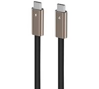 Ubluker Cavo USB C a USB C 40Gbps 0.3M, 240W 100W 60W Cavi USB4 24PIN per Thunderbolt4 Emarker PD3.1 Video Audio Sinc Dati Ricarica Rapida per iPhone 16 16e 15 Galaxy S25 SSD Monitorare PC Mac Laptop