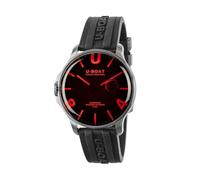 U-Boat 8465/B Darkmoon 44mm Rosso Vetro Acciaio Orologio da Polso