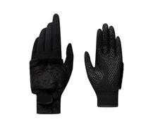 UBOHUZ 1 paio di guanti da golf donna Guanti termici ispessiti in peluche autunnali e invernali Per Sport All'aperto(Black,20)
