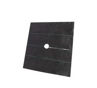 UBOHUZ 10pcs Garden Landscape Tree Protection Weeds Mat with Hole Square Weed Barrier Fabric for Root Grass Control Grow Ground Covering per Controllo delle Erbacce(0.6x0.6M)