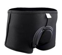 UBOHUZ 2 Pezzi di Pantaloncini da Ciclismo Uomo in Silicone Ispessito, Pantaloni Montagna ad Asciugatura Rapida, su Strada, Attrezzatura for Quattro Stagioni per Ciclismo(Black01,M)