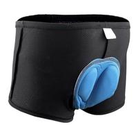 UBOHUZ 2 Pezzi di Pantaloncini da Ciclismo Uomo in Silicone Ispessito, Pantaloni Montagna ad Asciugatura Rapida, su Strada, Attrezzatura for Quattro Stagioni per Ciclismo(Black013,L)