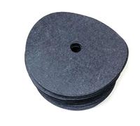 UBOHUZ 20pcs Tree Protection Weed Mats Plant Cover Cloth Mulch Ring Round Barrier for Gardens Flower Pot Tools per Controllo delle Erbacce(27cm)