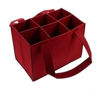 UBOHUZ 2PCS Felt Wine Bag Secure Inner Divider 6 Bottles Wind Transporting Carriers Holder per Bottiglie di Vino