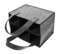 UBOHUZ 2PCS Foldable Wine Bottle Storage Bag Heavy Duty Lightweight Elegant Appearance Ideal For Home Bar Travel Holiday Portable per Bottiglie di Vino