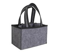 UBOHUZ 2PCS Reusable 6 Compartments Wine Bottle Holder Bag Washable With Handle Felt Multi-Purpose Drink Carrier Picnic per Bottiglie di Vino