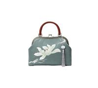 UBOHUZ Borsa a mano ricamata for matrimonio Elegante piccola borsa quadrata a spalla singola for festa con ricamo Per Donna