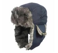 UBOHUZ Cappelli Invernali da Uomo, con paraorecchie, Caldi e Impermeabili, Aviatore, Cacciatore, Bombardiere, Protezioni for Le Orecchie per Caccia(Blue)