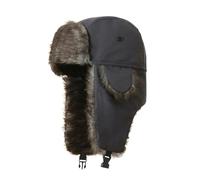 UBOHUZ Cappelli Invernali da Uomo, con paraorecchie, Caldi e Impermeabili, Aviatore, Cacciatore, Bombardiere, Protezioni for Le Orecchie per Caccia(Grey)