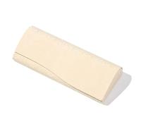 UBOHUZ Custodia for occhiali da donna uomo 2 pezzi for resistente alla pressione di grande capacità for sole impermeabile Borsa for Per Occhiali(Beige)