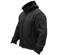 UBOHUZ Giacche in pile da uomo, cappotti lavoro, con cappuccio, safari, for attività all'aperto, calde, campeggio, pesca, escursionismo, trekking, giacche a vento Per Uomo(Color 1,L)