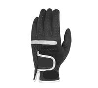 UBOHUZ Guanti da golf 2 pezzi che possono essere indossati su guanti morbidi e traspiranti in tessuto for mano sinistra destra for guidare Per Sport All'aperto(Black Left Hand,Size 25-L)