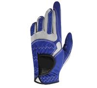 UBOHUZ Guanti da golf 2 pezzi Tessuto in microfibra antiscivolo traspiranti allenamento for putt swing club Per Sport All'aperto(Blue-left hand,25)