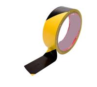 UBOHUZ Nastri di sicurezza neri e gialli in rotoli da 3, for segnalare pericolo su pavimenti, pareti, tubi attrezzature nei cantieri edili Per Segnalazione Di Pericolo(30mmX11m)