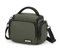 UBORSE Borsa per fotocamera SLR DSLR Mirrorless Rosa Custodia per fotocamera compatta a tracolla con cinghia rimovibile Impermeabile per donne e uomini (Army Green-1)