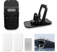 UBRAVE 2 Pezzi Supporto Portatile Per Laptop,Mini Supporto Per Laptop Supporto, Leggero, Antiscivolo, Portatile Pieghevole,Adatto Alla Maggior Parte Dei Computer Portatilie Tastiera Del Computer,Nero