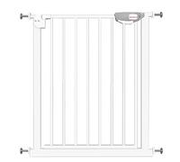 UBRAVOO Baby Gate per porte e scale,Cancello di sicurezza per porta in metallo con chiusura automatica, montaggio a pressione, nessuna perforazione, 76-84 cm per bambini e animali domestici