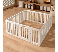 UBRAVOO Box per neonati e bambini piccoli, recinto di sicurezza per area giochi, box per bambini piccoli per interni ed esterni (140 * 150 cm, 18 pannelli)