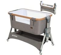 Ubravoo Lettino da letto per bambini, culla portatile pieghevole e dormiente da letto, culla regolabile per neonati, ragazze e ragazzi About this itemEffortless Folding and No Assembly Required: Exper