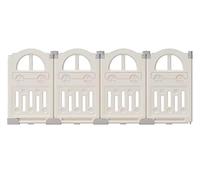 UBRAVOO Pannelli di estensione per box per bambini in plastica per neonati e bambini piccoli - 4 pannelli EDP0001 (Bianco Latte)