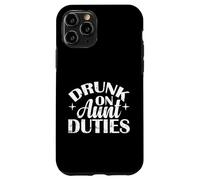 Ubriaco sulla zia Doveri divertente Linea Custodia per iPhone 11 Pro