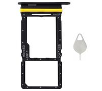 Ubrokeifixit Vassoio per scheda Micro SD Galaxy A17 5G SM-A176, supporto di ricambio per scheda SIM singolo, per Samsung Galaxy A17 5G SM-A176B 6.7" 2025", con perno di espulsione (A176-nero)