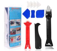 Ubrvhrt Strumento per Calafataggio Kit di Strumenti Raschietto e Spatola per Giunti Raschietto in Silicone Prodotto per Rimuovere lo Stucco Strumento per la Rimozione e l'applicazione Del Caucciù