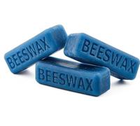 Ubswax Blocchi di cera d'api naturali, 170 g, 6 pezzi, cera d'api colorata per la produzione di candele, fai da te e fai da te, blocchi di cera per progetti creativi (blu)
