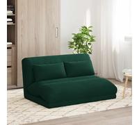 UBVNFGMK Poltrona da pavimento regolabile in velluto verde scuro, moderna poltrona in velluto con schienale flessibile da 90 a 180 gradi, morbida imbottitura in schiuma e fibre di polipropilene
