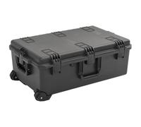 UBVNFGMK Trolley porta attrezzi con inserti in schiuma in polipropilene resistente ai graffi, impermeabile, antipolvere e infrangibile. Valigetta rigida nera con due ruote, Nero , 79.5 x 51.5 x 30.5