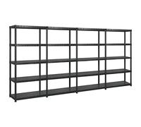 UBVNFGMK Versatile scaffale in plastica con 5 ripiani, utilizzabile come libreria, scaffale decorativo o scaffale per piante, scaffale compatto per sfruttare al meglio lo spazio
