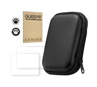 Ubxvamm Custodia per console di gioco e pellicola temperata per R36S/R35S/RGB20S, protezione completa, borsa da trasporto per console di gioco e accessori